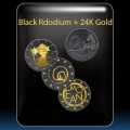Black Rhodium + Gold